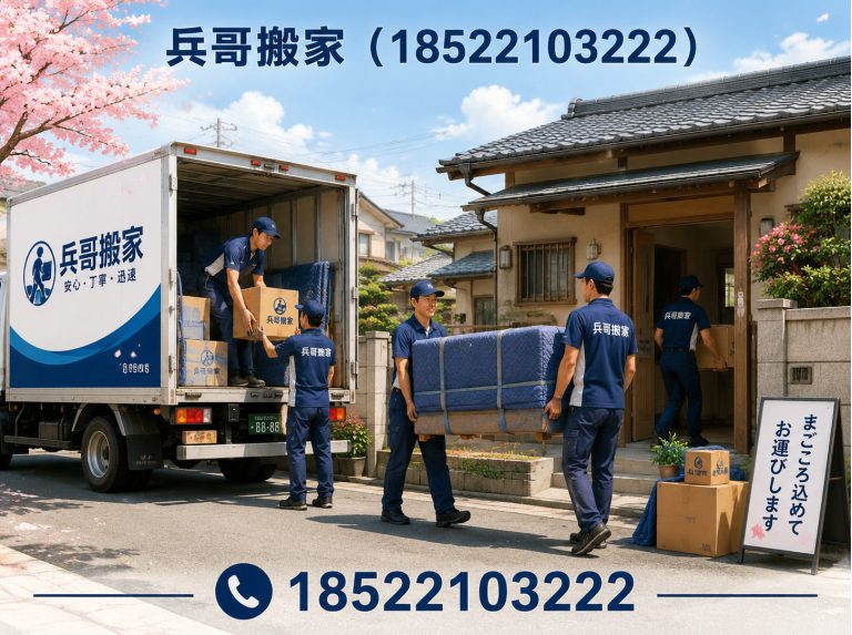 武清区日式搬家展示图
